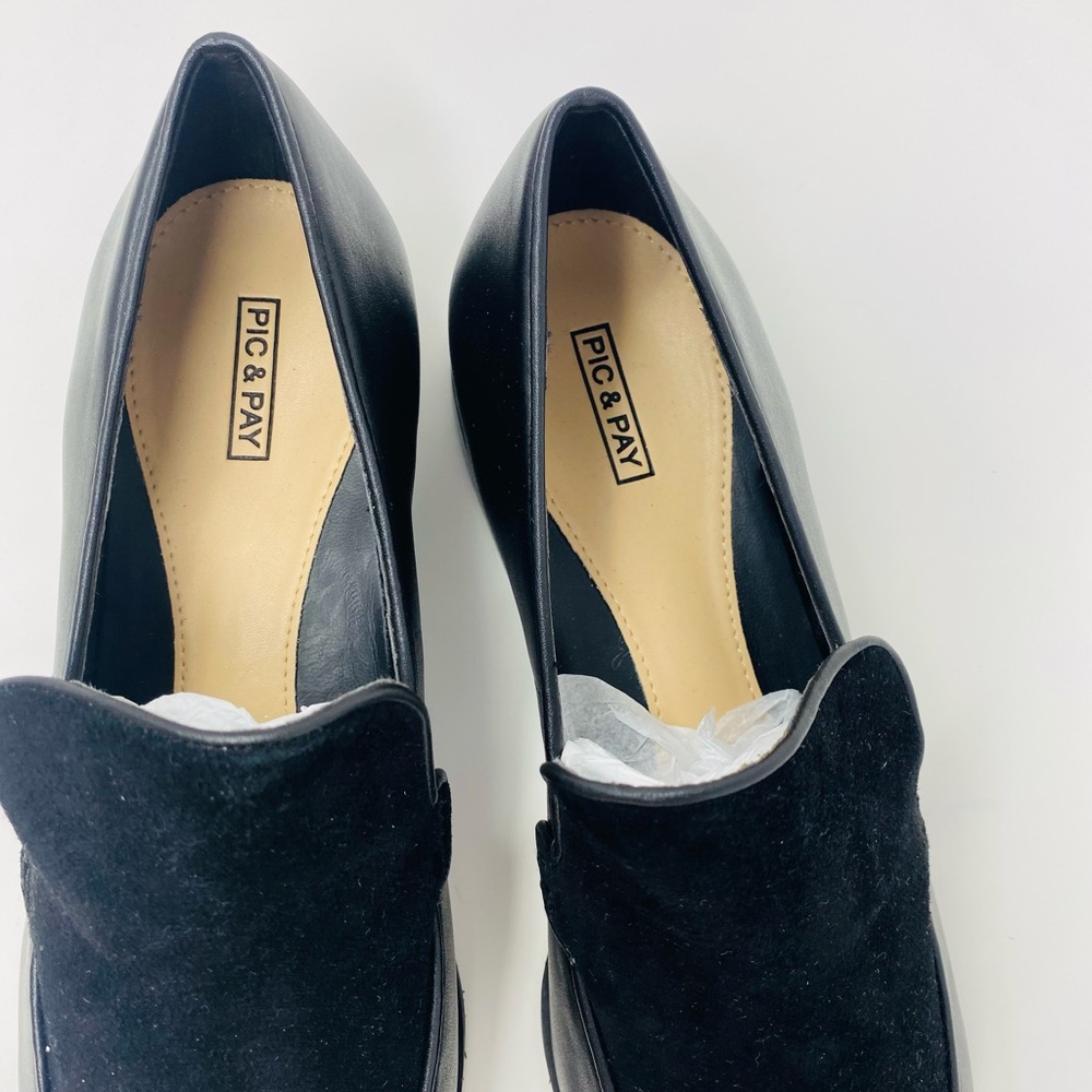 NWT Pic & Pay Flats Leather & Suede Accents Size 7.5 - Picture 6 of 6